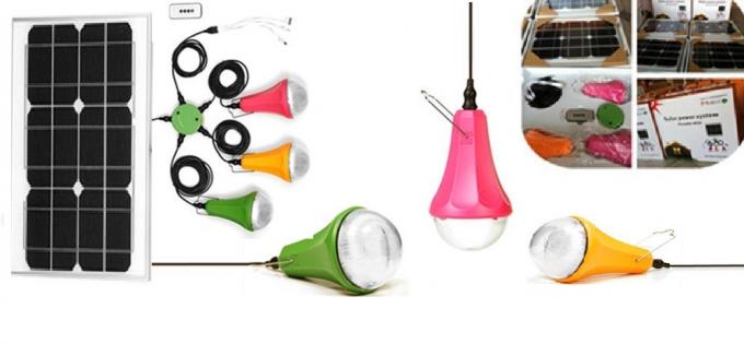 Wieder aufladbare Solarlampe des Solarenergie-Energie-System-475lum mit der 6 Loch-Nabe