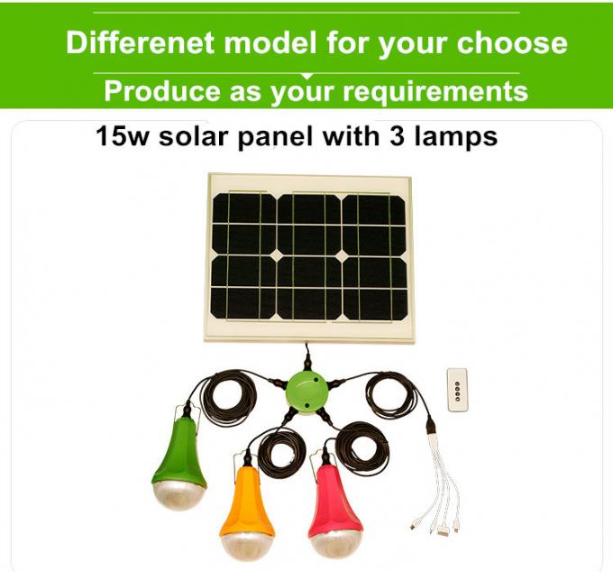 Solarenergie-System-Sonnenkollektor Mini Home Lighting System mit beweglichem Ladegerät