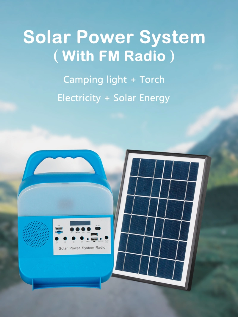 Notreserveleistungs-Generations-Beleuchten tragbar weg vom Gitter-kleines Sonnenkraftwerk-Solarlicht