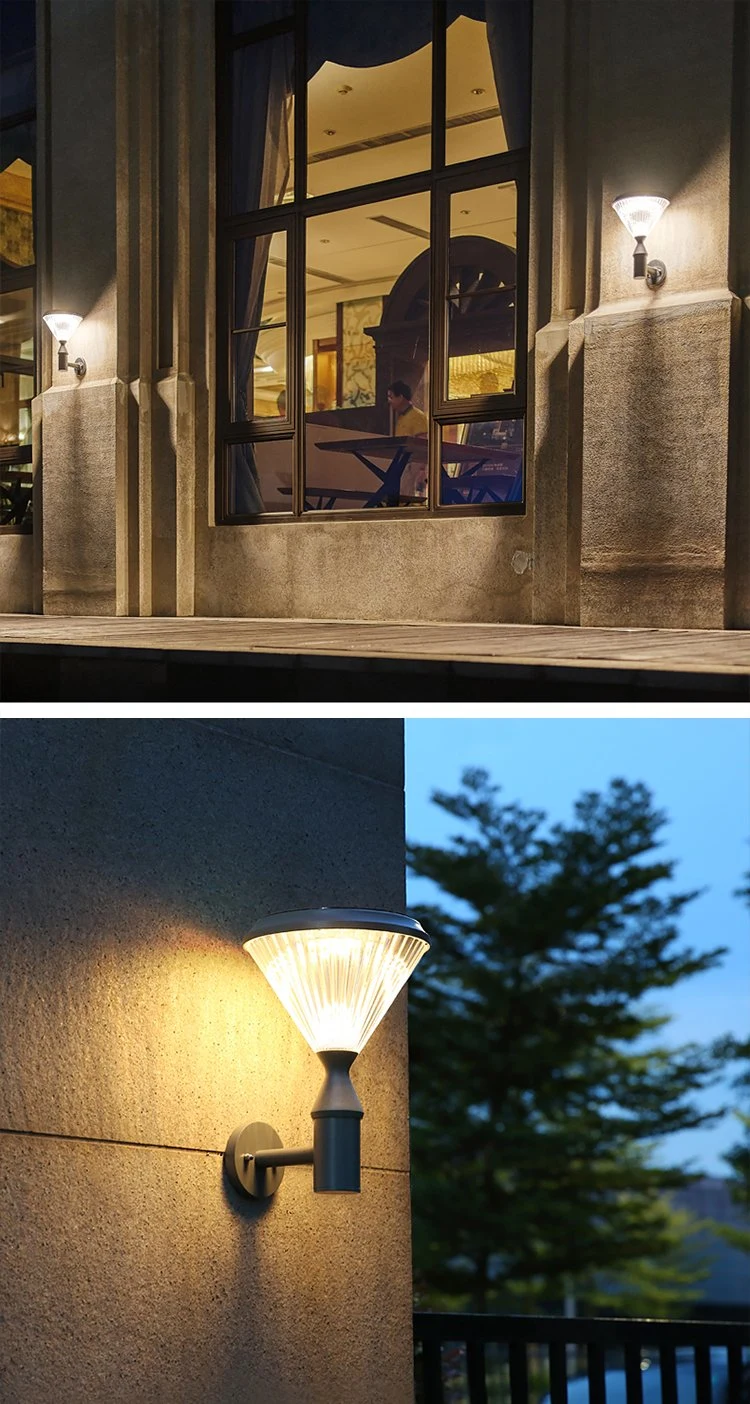 WANDLEUCHTE-drahtlose Sicherheitslampe im Freien SMD2835 DCs 6V Solarhoher Helligkeits-5w 1