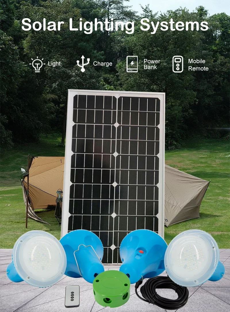 Äußere Handy-Ladegerät-Gebrauchs-Solarenergie-Bank-tragbarer Radioapparat außerhalb der Solarenergie-Systeme Kit Solar Light