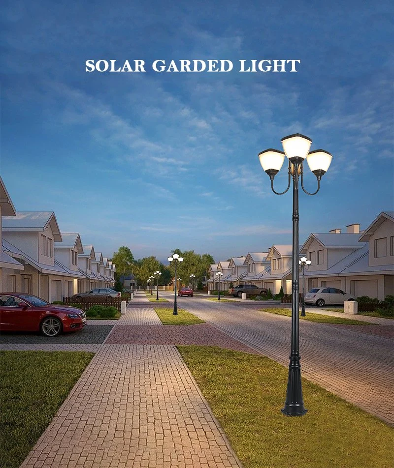 Heißer Verkaufs-Solarstraßenlaterneverwenden für Hausgarten-Dorf mit Fernsteuerungsbeleuchtungs-die ganze Nacht Sonnenkraftwerk