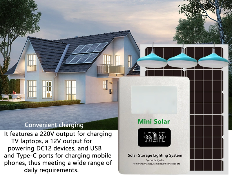 Sre-938 Hybrid Solar Inverter Wall Mounted PV Energy Storage with 6W LED with MPPT Charge MPPT Solar Hybrid Inverter