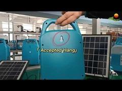 Tragbare Solar-Beleuchtungssets, neue Design-LED-Lampen mit Solarpanel