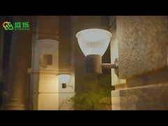 Elegant entworfene Wand-Lampen-Sensor-System-Solargarten-Solarwand im Freien Lamp-B4001 LED wasserdichter