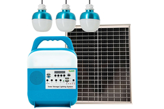 825-Portable Home Solar Home Lighting System Mobiles Laden 25W LED Kits Panel
