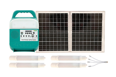 Tragbare Offgrid-Haus-Solarenergie-Platten-Batterie-volle Systeme Kits-12V