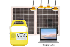 Solarhauptenergie-Speicher-System-erneuerbare Energie der batterie-818 und grüne Produkte mit Licht und Fan